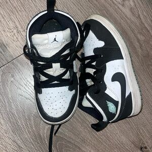Kids Black and White Sneakers